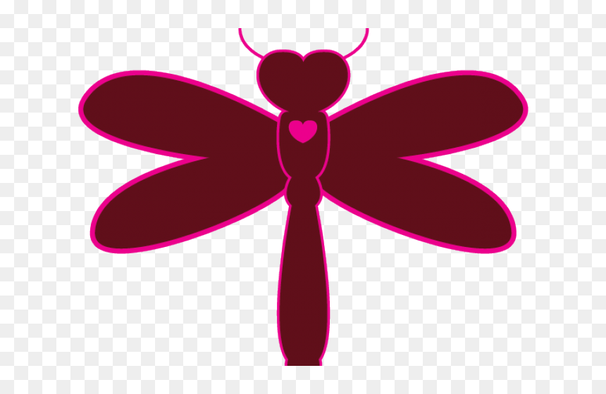 Heart Clipart Clipart Dragonfly - Dragonfly, HD Png Download - dragonfly png
