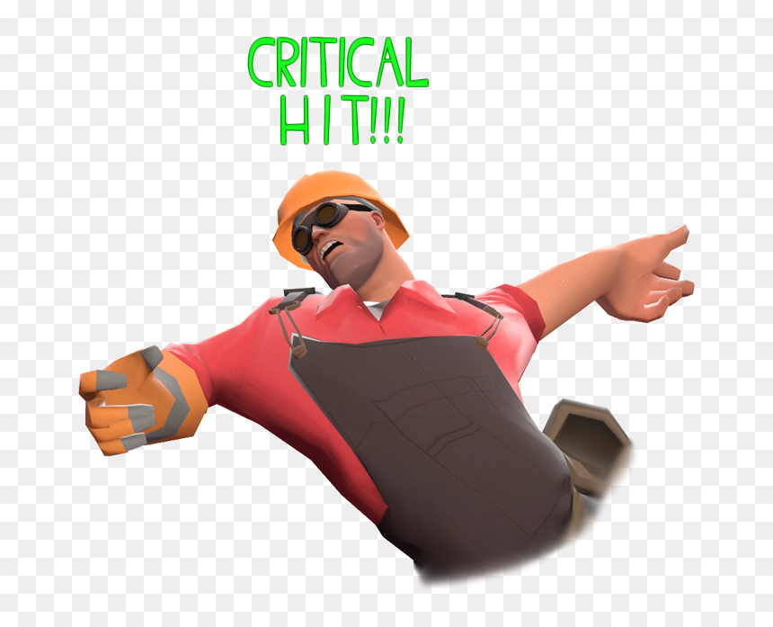 Thumb Image - Tf2 Critical Hit Gif, HD Png Download - tf2 logo png