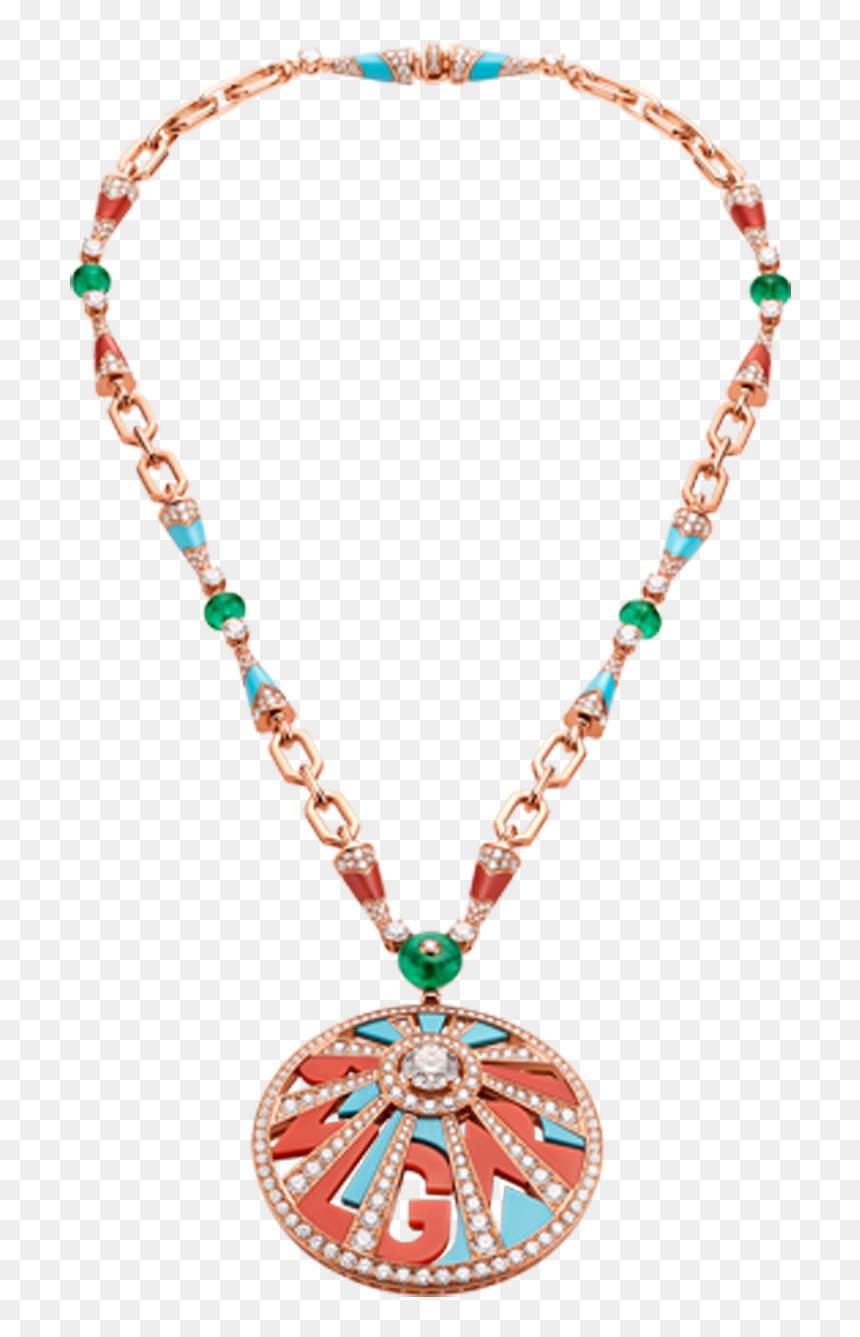 Wild Pop High Jewellery 18 Kt Rose Gold Necklace Set - Necklace, HD Png Download - jewellery necklace png