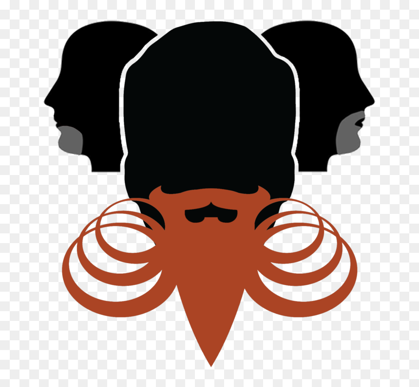Partial Beard Freestyle - Illustration, HD Png Download - goatee png