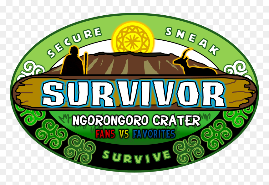 Survivor Ngorongoro Crater - Survivor Fan Made Logo Png, Transparent Png - crater png