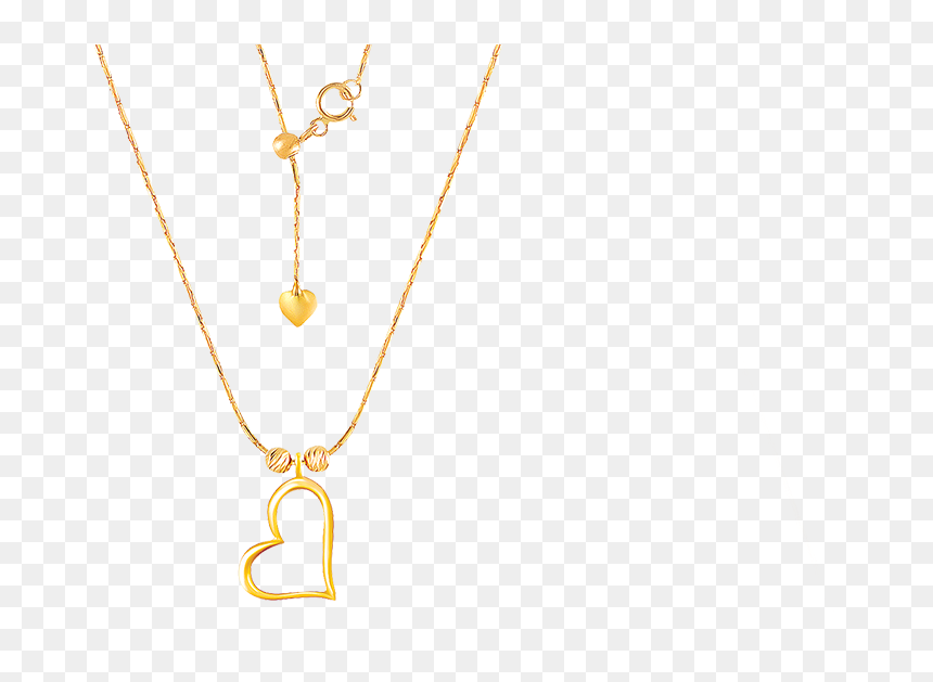 Heart Necklace - Pendant, HD Png Download - jewellery necklace png