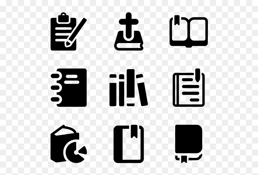 Book Icon Clipart Clip Transparent Stock Book Icons - Media Icon Png, Png Download - building vector icon png