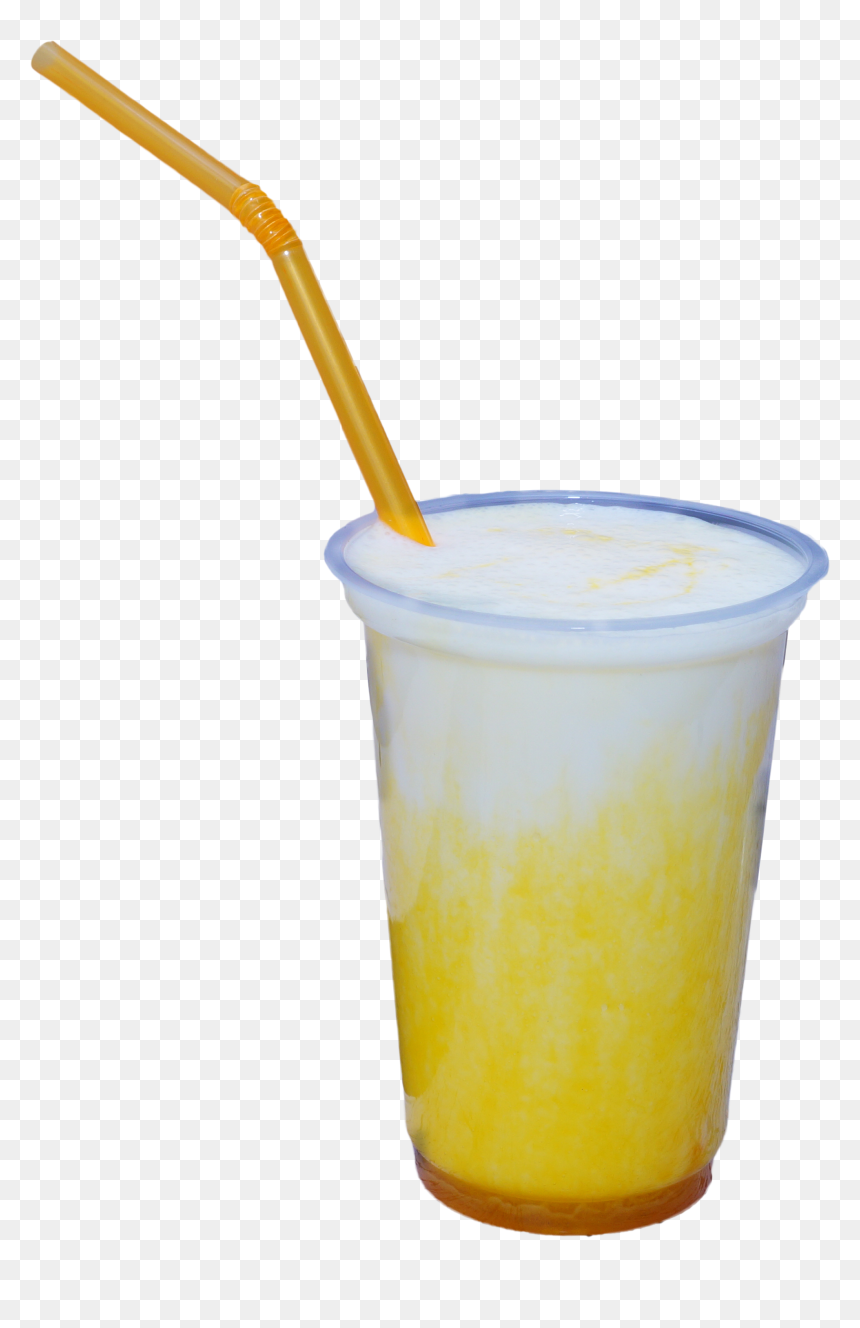 Mango Cold Drink Shake Glass Png - Frozen Carbonated Beverage, Transparent Png - mango juice png