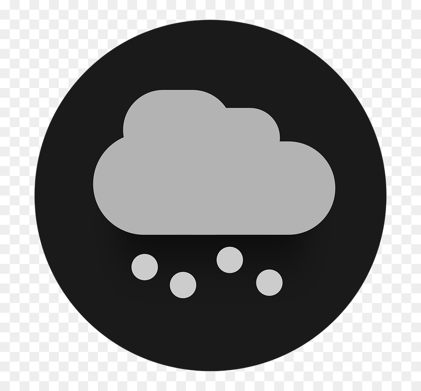 Snow Icon Cloud - Flat Icon Rain Png, Transparent Png - cloud vector png