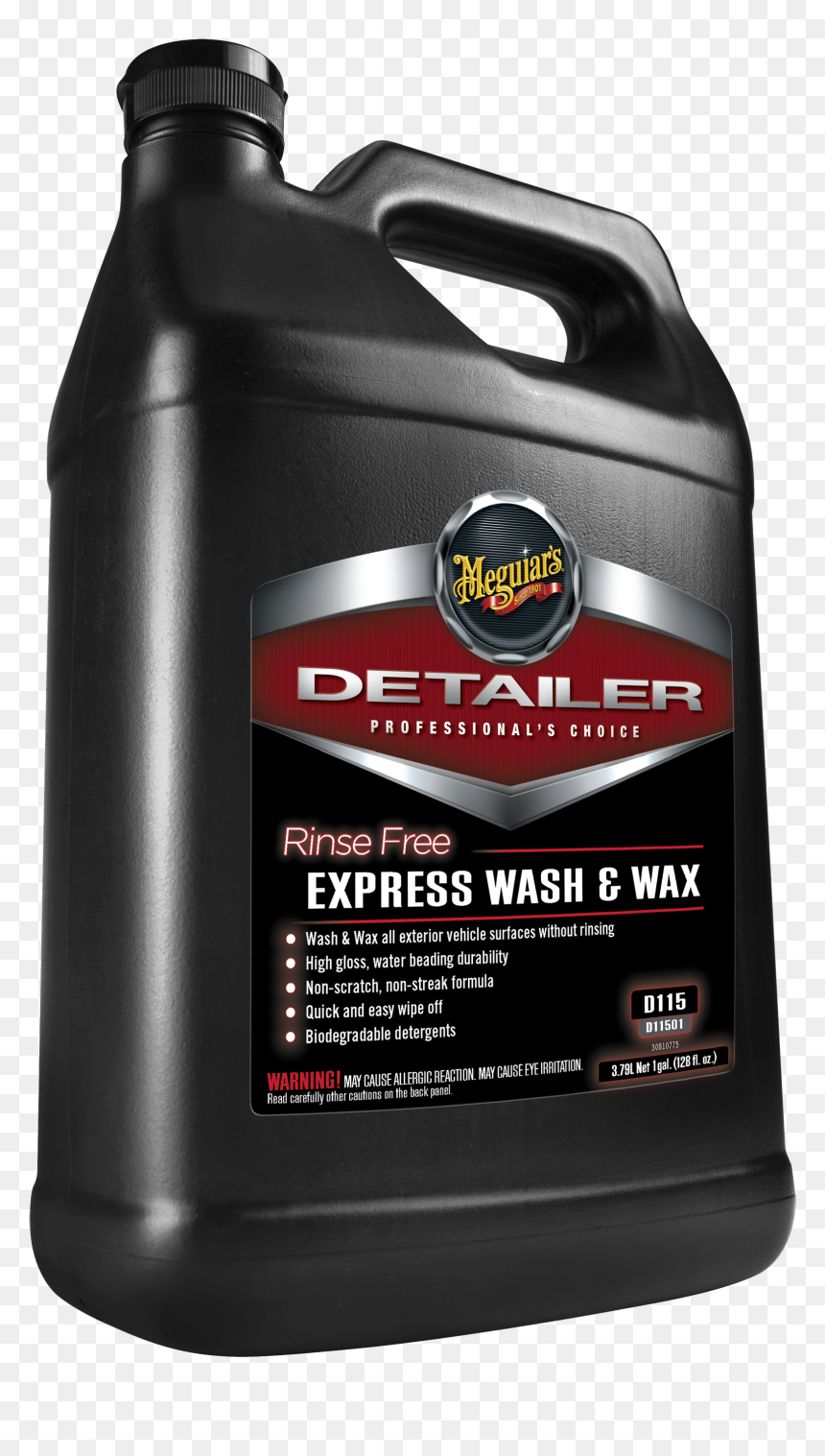D115 Detailer Rinse Free Express Wash & Wax, 1 Gallon - Meguiars Ultra Polishing Wax 1 Gallon, HD Png Download - light streak png