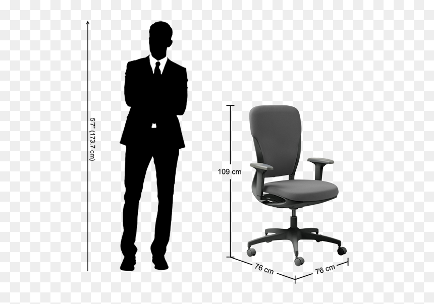 Table, HD Png Download - person sitting in chair back view png