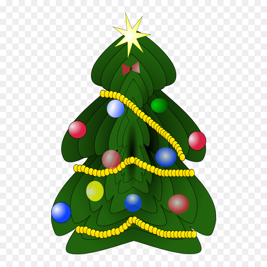 Beautiful Clipart Fairy Tree - Free Christmas Tree Clipart, HD Png Download - christmas tree clip art png