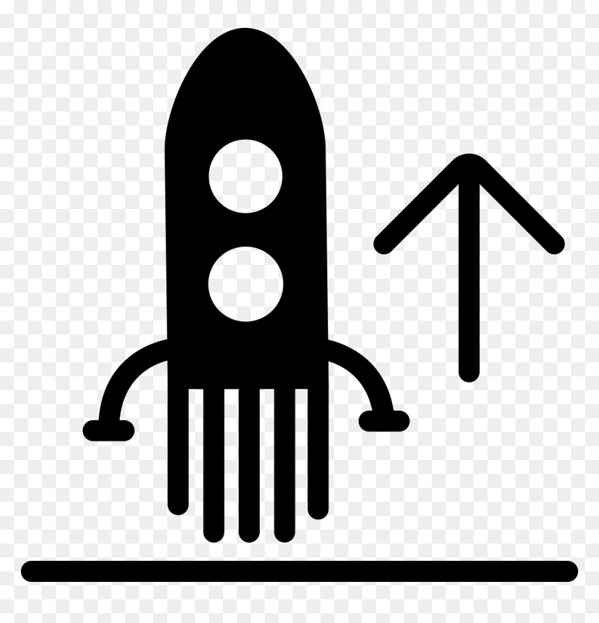 Ascending Rocket Ship Comments - Rocket, HD Png Download - rocket ship png