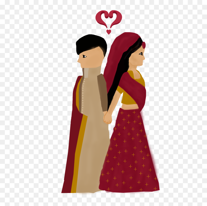 This Couple Was Set Up On A Date And Given A Choice - Love, HD Png Download - indian marriage png