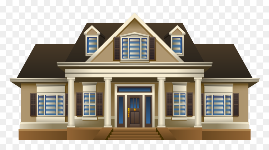 Villa House Illustration Houses Villas Drawing Luxury - Villa Png, Transparent Png - houses png