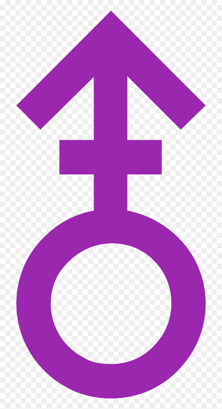 Male Stroke V Icon - Cross, HD Png Download - male symbol png