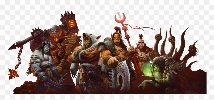 War World Of Warcraft - Wow Draenor Orc Clans, HD Png Download - blizzard png