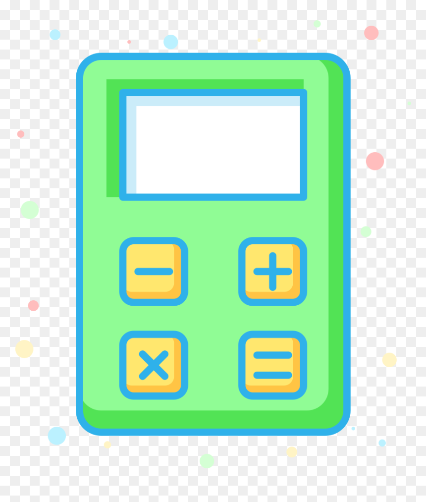 Calculator Icon - Calculator Out Line, HD Png Download - electronics icon png