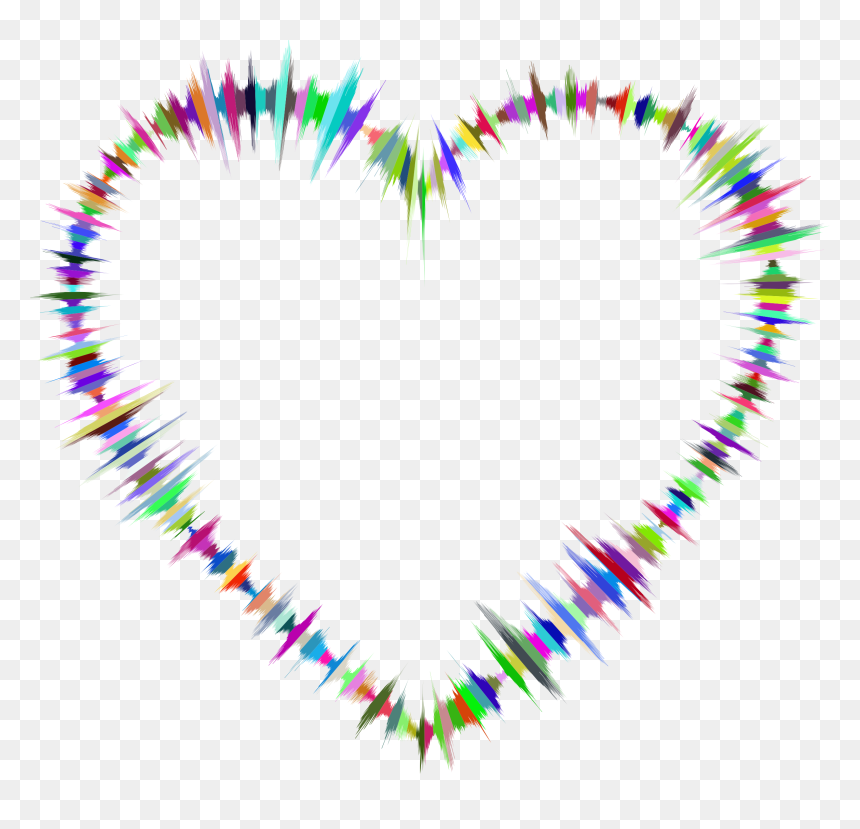 Waveform Sound Acoustic Wave Computer Icons - Heart Wave, HD Png Download - waveform png