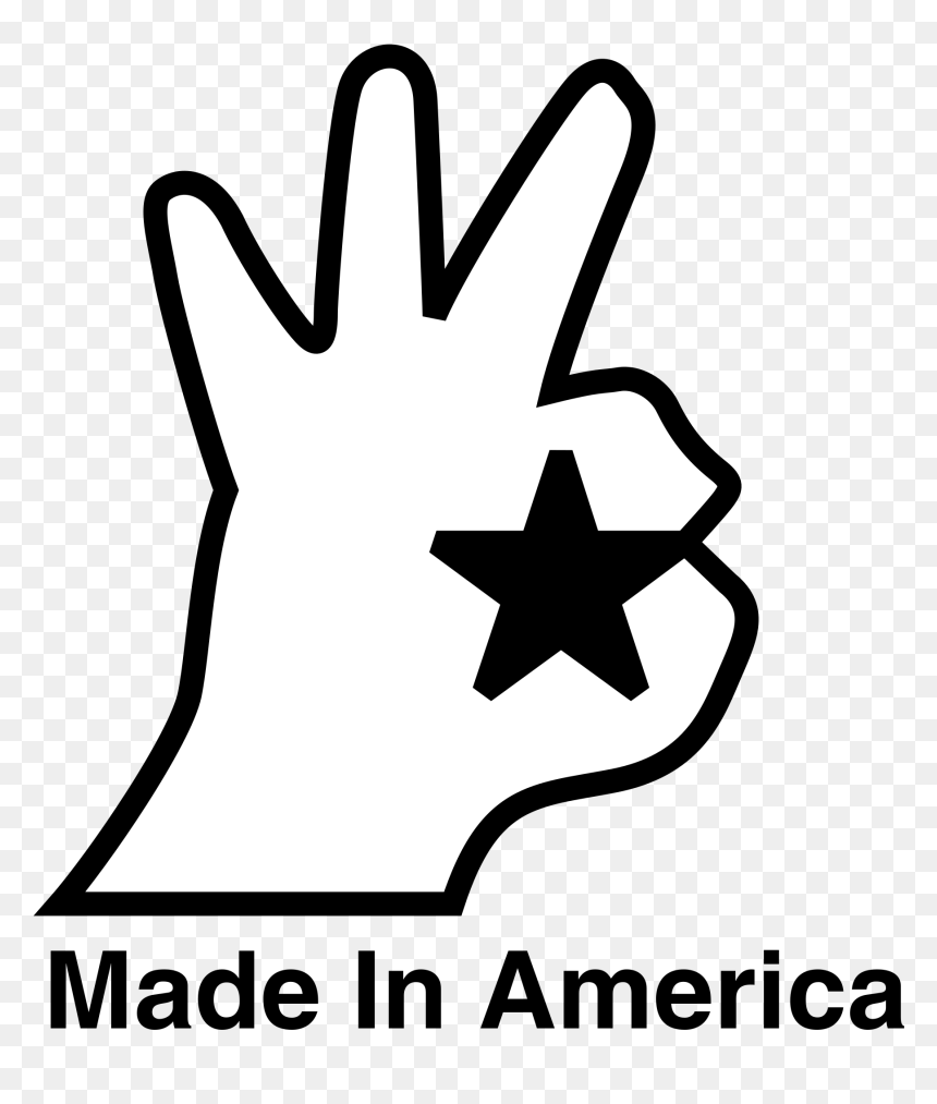 Made In America Logo Png Transparent - Made In The Usa Hand, Png Download - made in the usa png