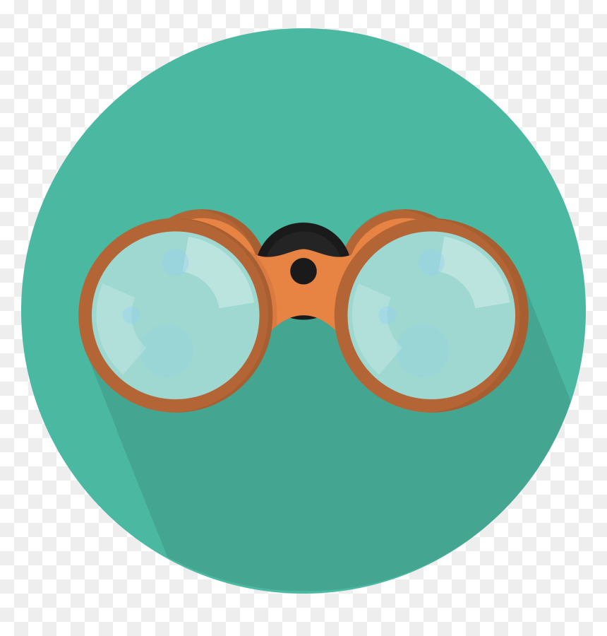 Creative Tail Objects Binoculars - Icon Binoculars Png, Transparent Png - binoculars png