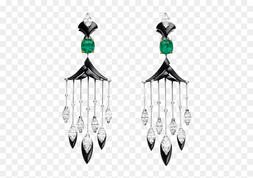Cascades Royales Earrings Tresors Afrique High Jewelry - Chaumet Tresors D Afrique Earrings, HD Png Download - indian jewellery png