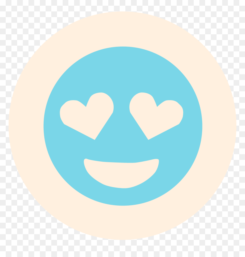 Placeholder Image - Circle, HD Png Download - heart eye emoji png