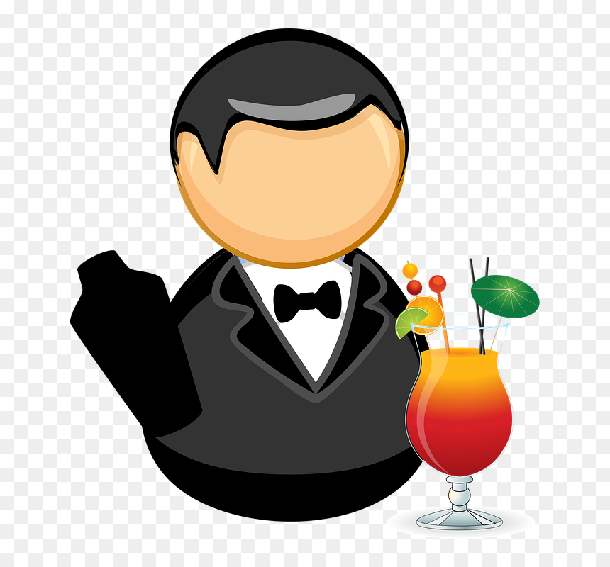 Cocktail Clipart Bartender - Lawyer Png, Transparent Png - bartender png