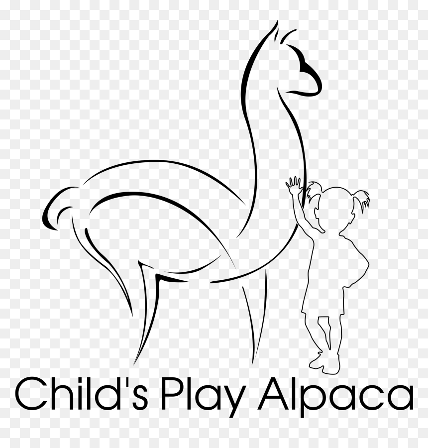 Childs Play Alpaca Logo - Llama, HD Png Download - alpaca png