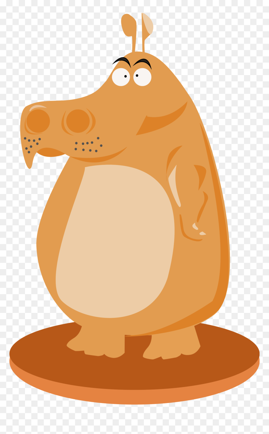 Comic Hippo Clip Arts - Kartun Cowok, HD Png Download - hippo png