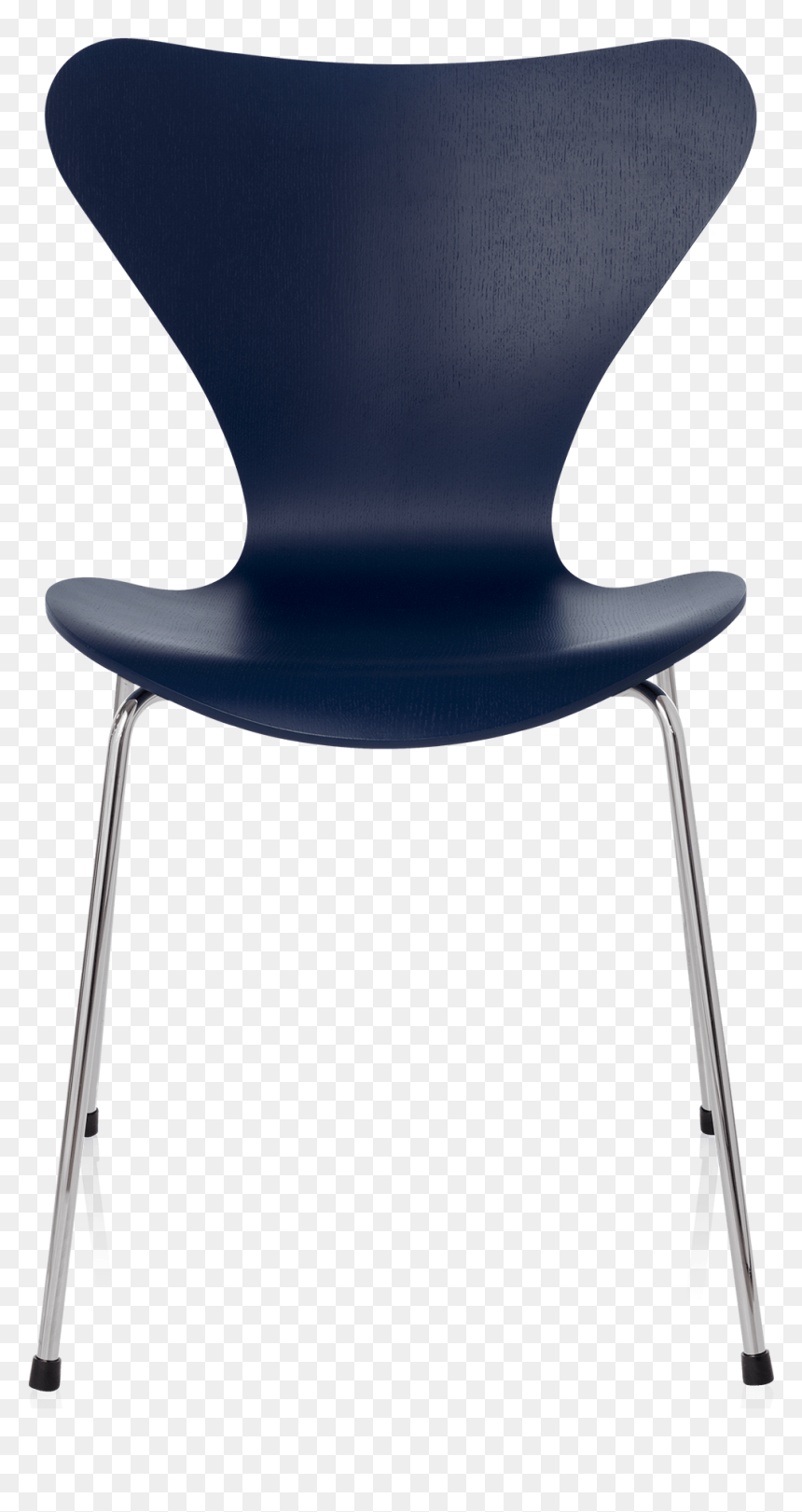 Series 7 By Arne Jacobsen In Coloured Ash Ai Blue - Fritz Hansen Series 7 Chairs, HD Png Download - person sitting in chair back view png
