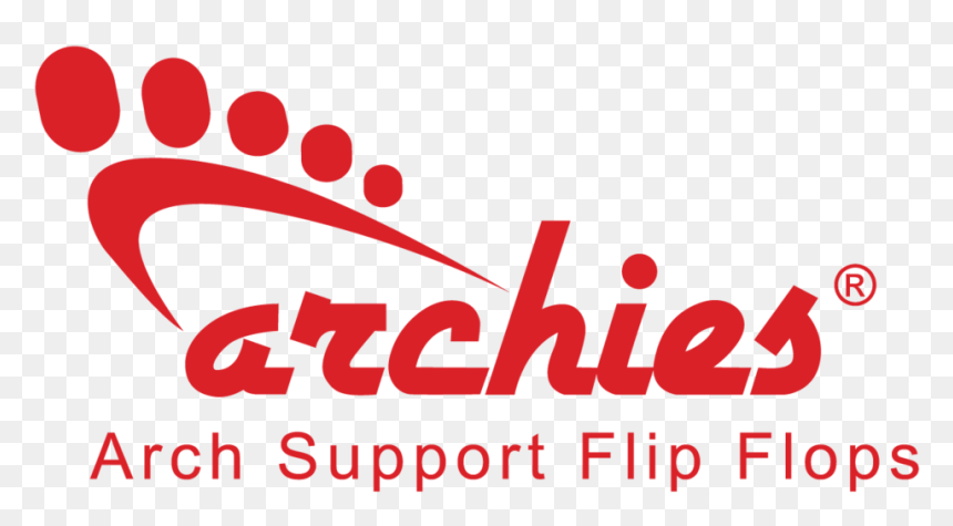 Archies-thongs - Graphic Design, HD Png Download - foot png
