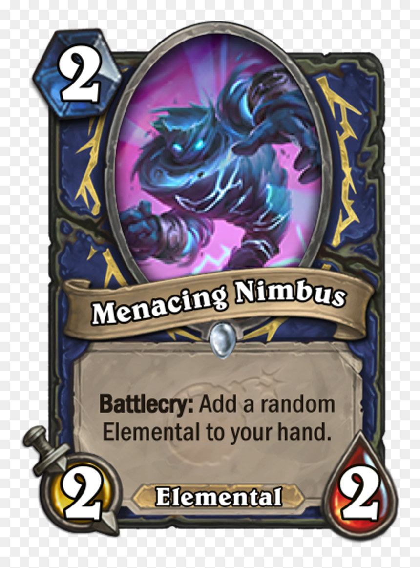 Menacing Nimbus - Menacing Nimbus Hearthstone, HD Png Download - menacing png