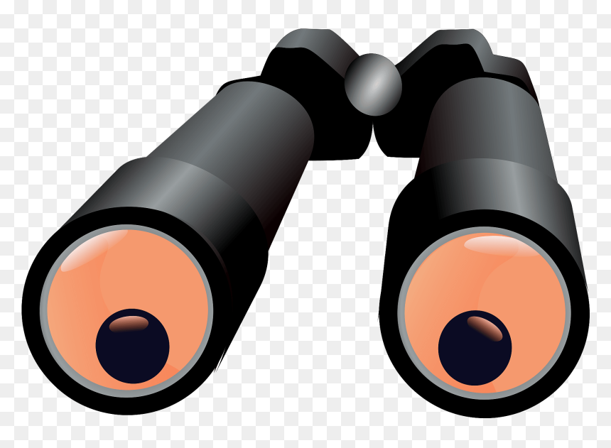 Transparent Binoculars View Png - Clip Art Binoculars Cartoon, Png Download - binoculars png