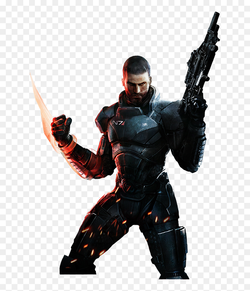 Thumb Image - Shepard Mass Effect Png, Transparent Png - mass effect png