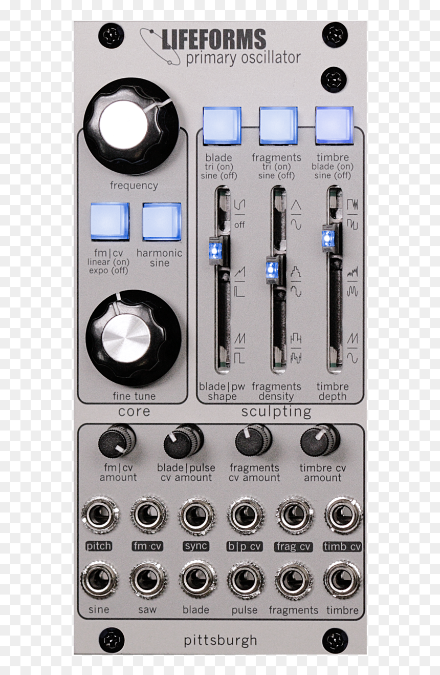Pittsburgh Modular Lifeforms Primary Oscillator "
 - Pittsburgh Primary Oscillator, HD Png Download - waveform png