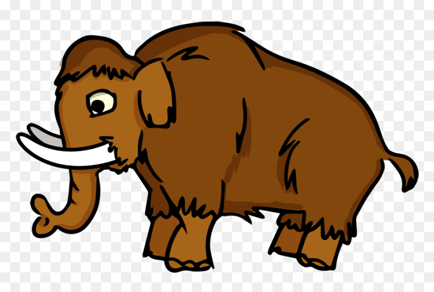 Extinct Clipart Menacing - Woolly Mammoth Clipart, HD Png Download - menacing png