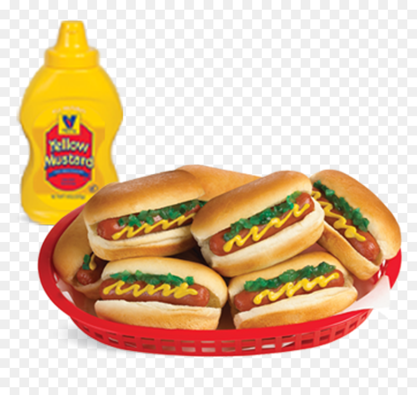 Mini Hot Dog “pup” And Mini Bun Party Kit - Hotdog Mini, HD Png Download - hotdog png