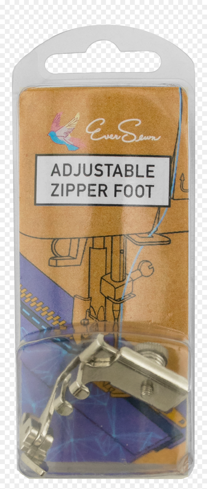 Adjustable Zipper Foot Cutout - Bottle, HD Png Download - foot png