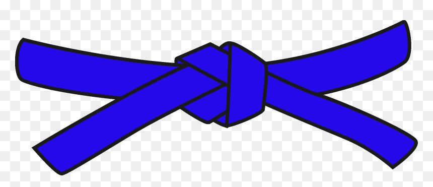 4th Kup Itf Tae Kwon-do Certificate - Blue Karate Belt, HD Png Download - belt png