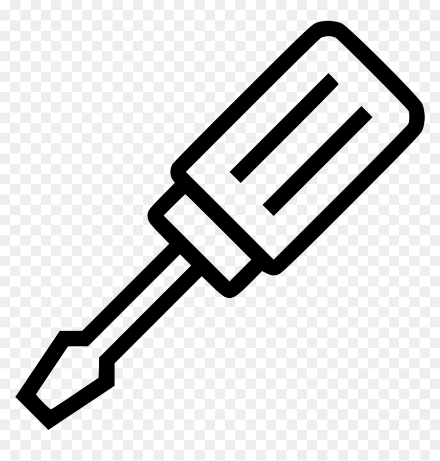 Leather Working Tool Clipart Transparent Png , Png - Tool Clipart Black And White Png, Png Download - screwdriver png