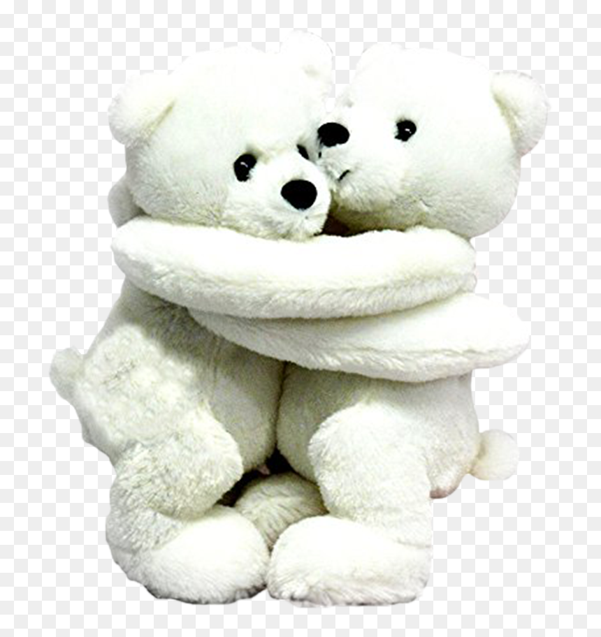 Wishpets 10 Hugging Polar Bears Stuffed Plush Toy - Stuffed Toy, HD Png Download - toy png