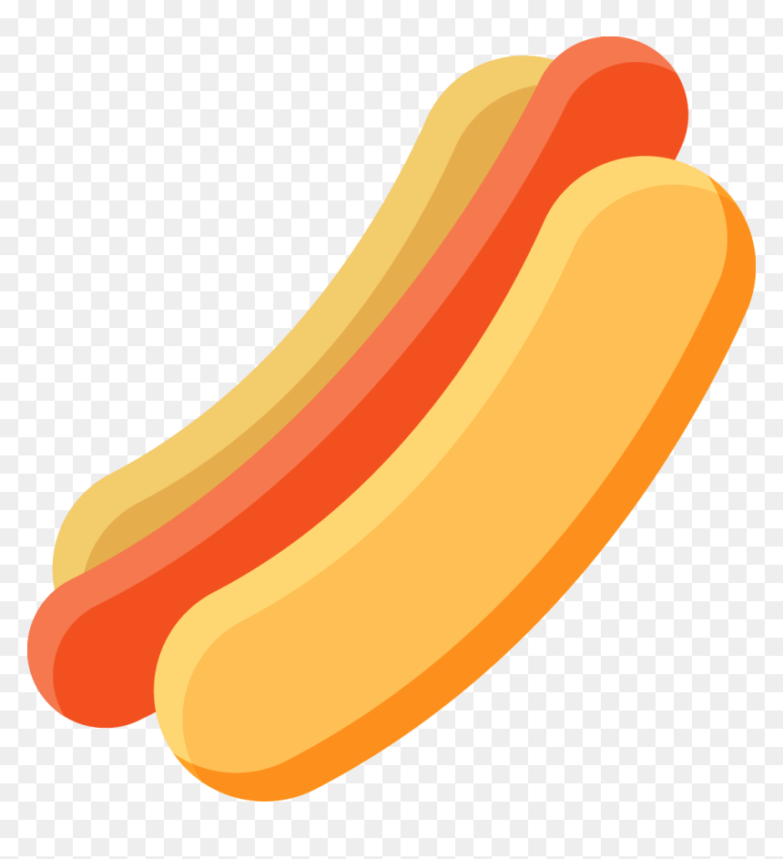 Hot Dog Sausage - Dibujo Hotdog, HD Png Download - hotdog png
