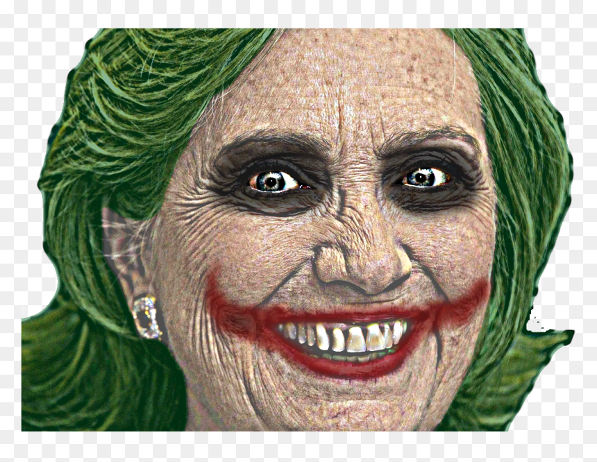 Hill The Joker - Transparent Hillary Clinton, HD Png Download - hillary face png