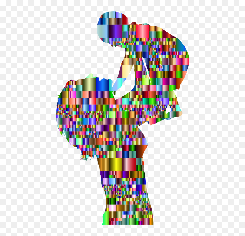 Piñata,infant,mother - Mosaic Mother Baby, HD Png Download - pinata png