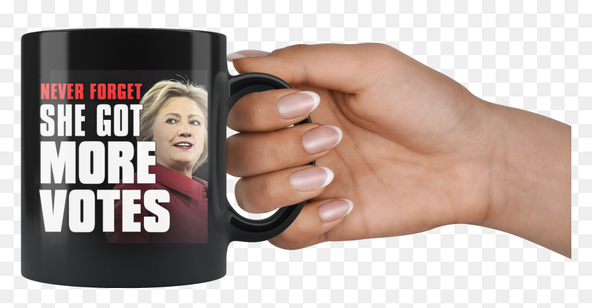 Transparent Hillary Clinton Face Png - Mug, Png Download - hillary face png