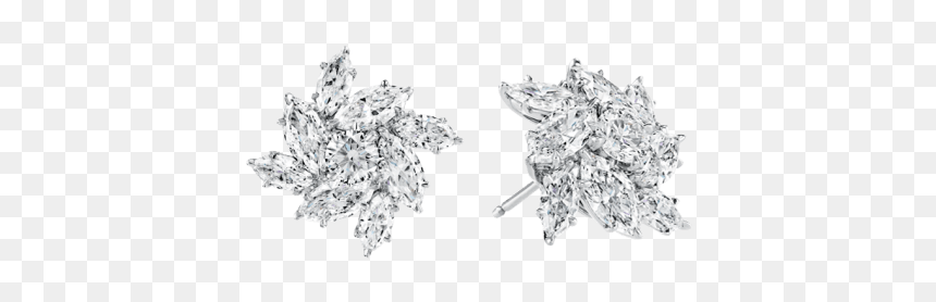 Harry Winston Pirouette Earrings - Earrings, HD Png Download - earrings png