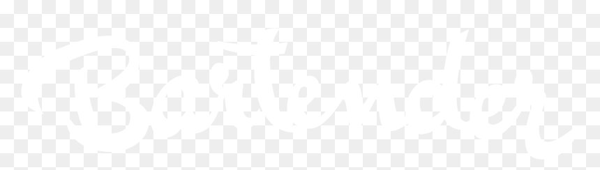 Bartender 01 Logo Black And White - Johns Hopkins Logo White, HD Png Download - bartender png