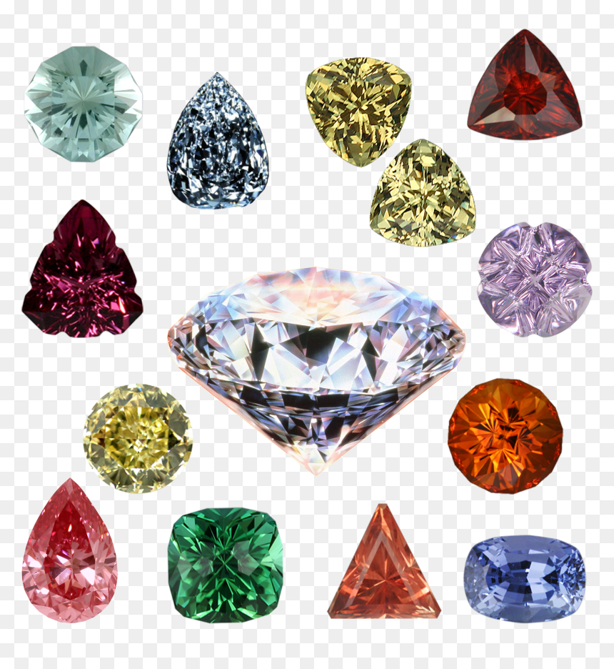Diamond Pictures Of Minerals, HD Png Download - diamond logo png