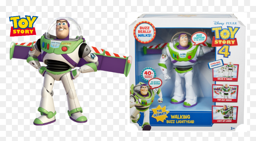 Buzz Lightyear Real Toy, HD Png Download - buzz lightyear png
