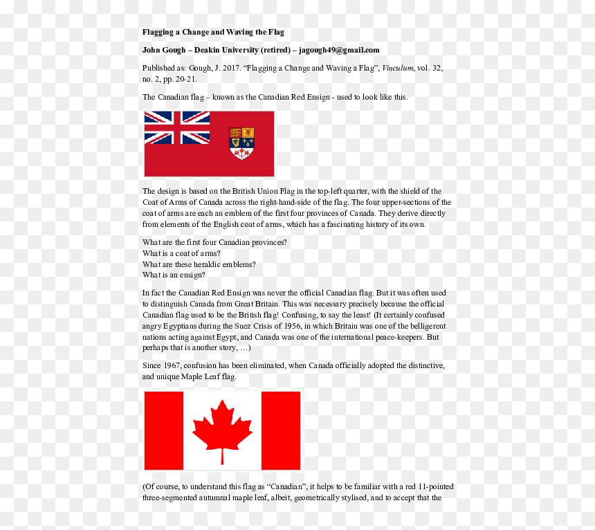 Canadian Flag, HD Png Download - canada flag png