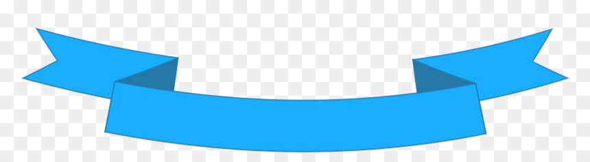 Blue Ribbon Vector Png - Blue Ribbon For Text Png, Transparent Png - ribbon vector png