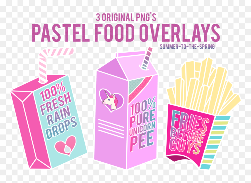 Clipart Spring Pastel - Fast Food, HD Png Download - pastel png
