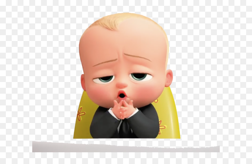 Boss Baby Yellow Background, HD Png Download - hillary face png